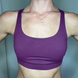 Dark Plum Lululemon bra